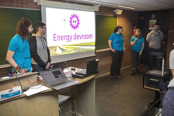 Intro of Energy devroom by the devroom managers