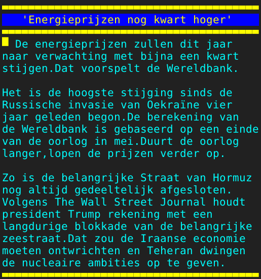 Teletekst bot (@teletekstbot@mastodon.nl)